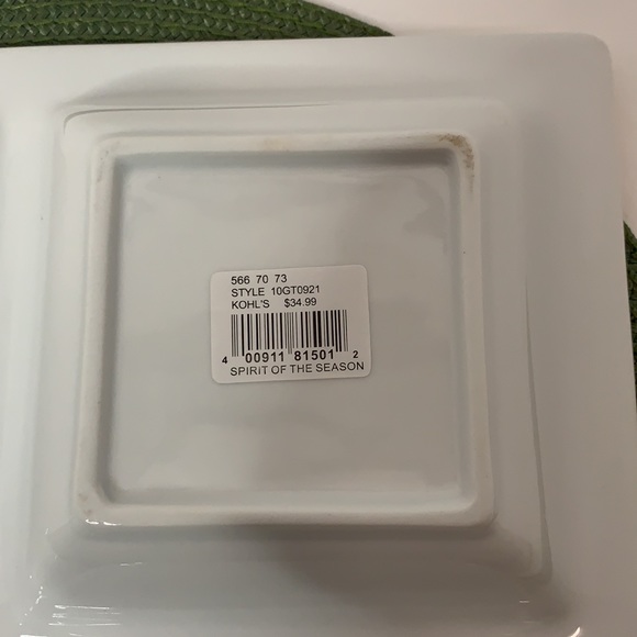 Kohl’s Spirit of the season Christmas platter - Picture 7 of 12